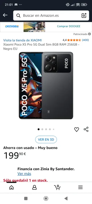 Xiaomi Poco X5 Pro 5G 256GB Negro