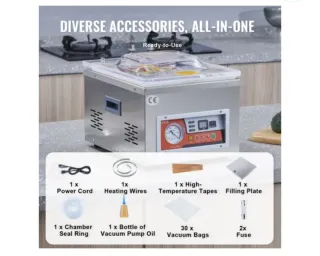 Máquina Envasadora al Vacío Nueva 180w potente