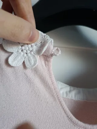 Abito midi rosa pastello