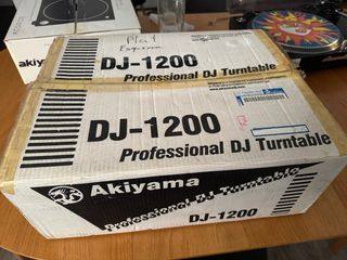 Akiyama DJ-1200 Plato Vinilo Mezcla