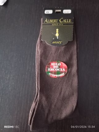 Calcetines Albert Calle Marrones Talla 40-45