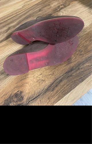 Zapatos planos marrones