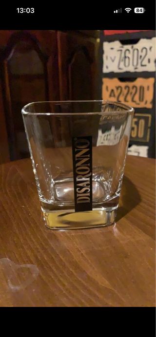 Bicchiere Disaronno Trasparente Nero