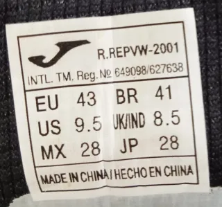 Zapatillas Joma Hombre Negras Velcro