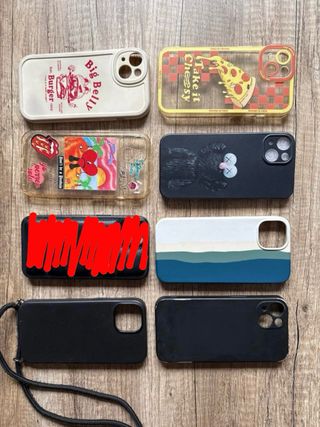 Lote 7 Fundas iPhone 13
