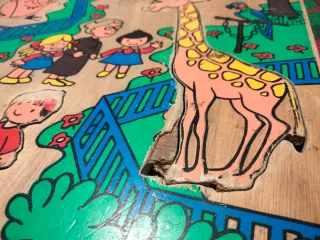 Lote Puzzles Madera Educativos Años 60/70