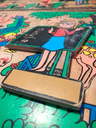 Lote Puzzles Madera Educativos Años 60/70