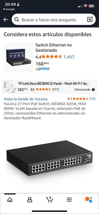 YuLinca Ethernet Switch F2703GS