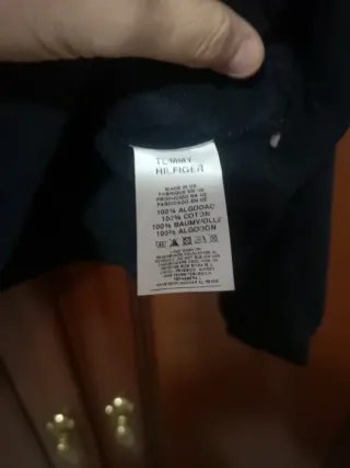 Sudadera Tommy Hilfiger Talla S Negra