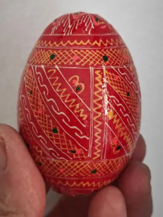 Pisanka.Uovo tradizionale ucraino decorato