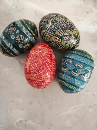 Pisanka.Uovo tradizionale ucraino decorato