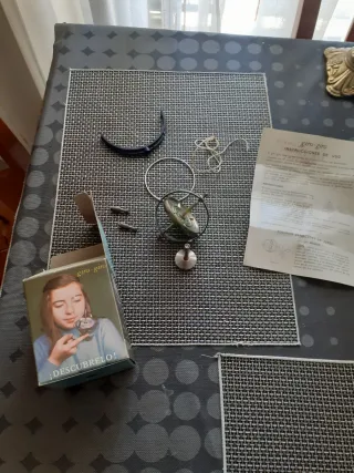 Giroscopio antiguo con caja