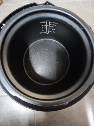 Olla Eléctrica Multifunción Negra