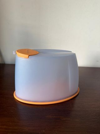 Tupperware Azul e Laranja Plástico