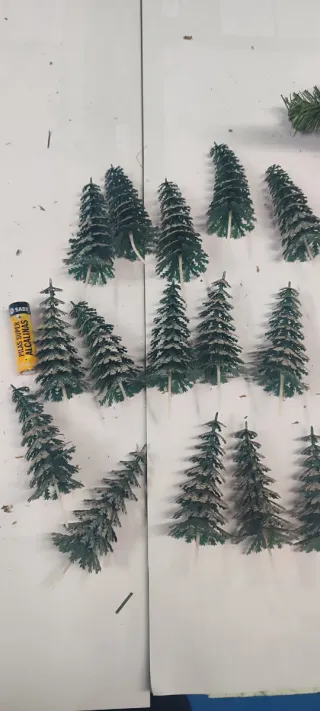 Decoración Maqueta Árboles Scalextric