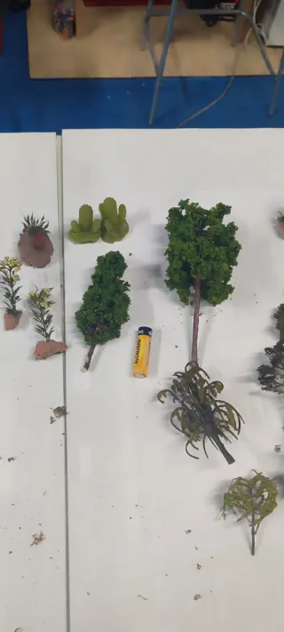 Decoración Maqueta Árboles Scalextric