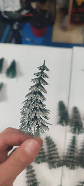 Decoración Maqueta Árboles Scalextric