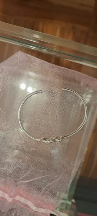 Pulsera Tous Oso Plata Silueta