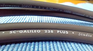 Cables RCA 125 cm. con cable Galileo 238+