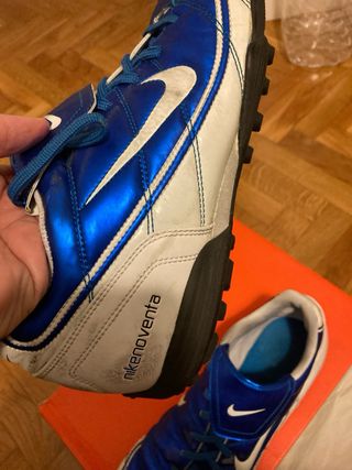 Botas de fútbol Nike Tiempo TF azul/blanco