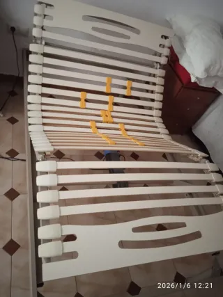 Cama articulada con colchón