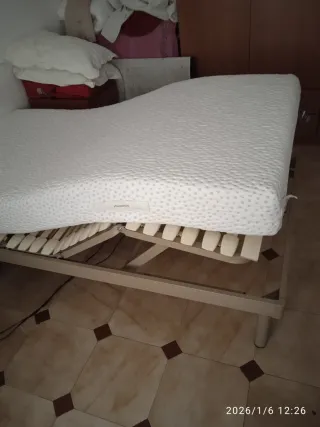 Cama articulada con colchón