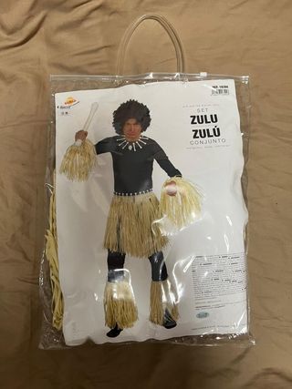 Disfraz Zulu Guirca Talla Única