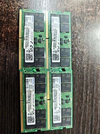 4x Samsung DDR5 4800MHz SODIMM 128GB RAM (4x32gb)