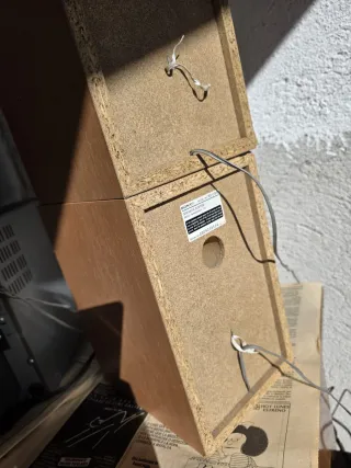 Minicadena Sony Plata y Madera