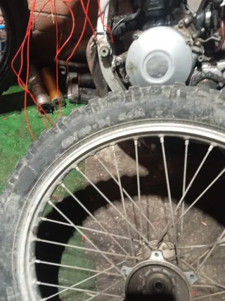 Rueda Delantera Moto 50cc