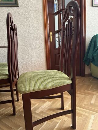 Mesa comedor madera con 6 sillas