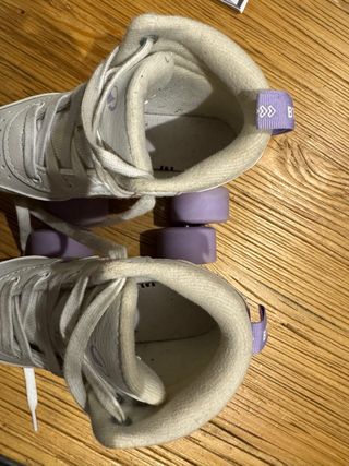 Patines Quad 100 Lila Niña talla 30