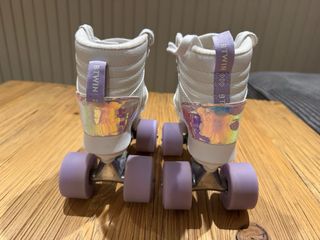 Patines Quad 100 Lila Niña talla 30
