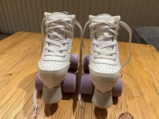 Patines Quad 100 Lila Niña talla 30