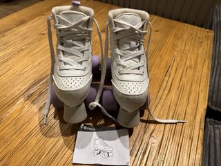 Patines Quad 100 Lila Niña talla 30