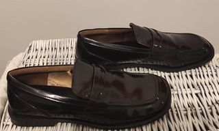 Mocasines charol Zara negros