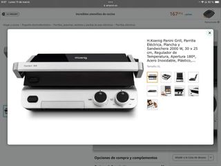 Plancha HKoenig Contact Grill