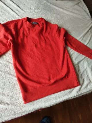 Sudadera Roja sin capucha Primark