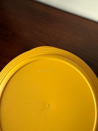 Tupperware Amarelo Plástico