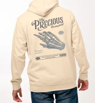 Sudadera beige "My Precious the one jewel"