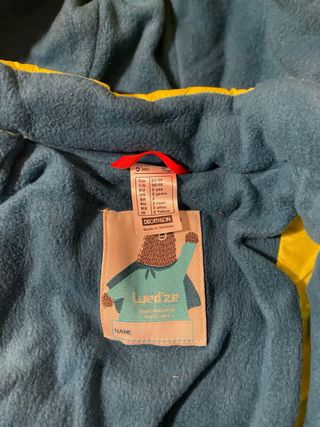 Mono de esquí Decathlon 2 años
