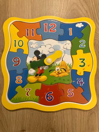 Puzzle Reloj Mickey Mouse
