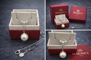 Collar Majorica Perla y Circonitas