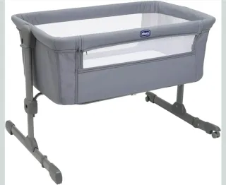 Cuna colecho Chicco gris