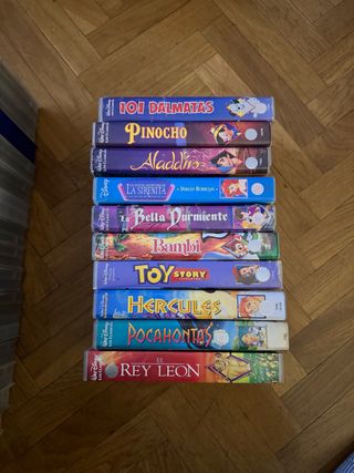 Lote 10 Películas Disney VHS Clásicos