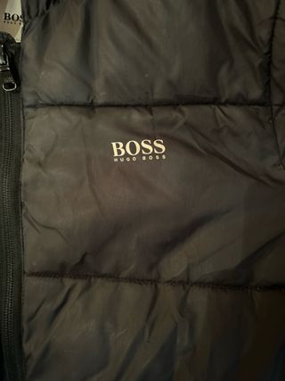Abrigo Hugo Boss Niño Talla 12/XS Negro