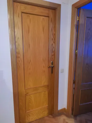 7 Puertas de madera roble interiores