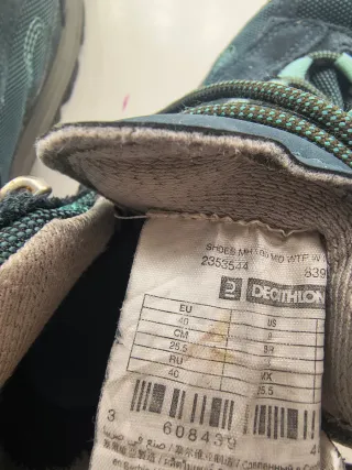 Botas de montaña Decathlon azules