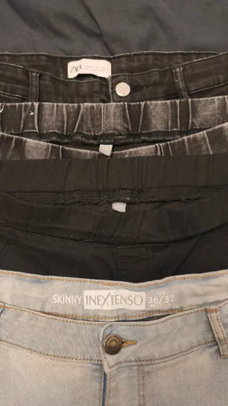 Pack 4 Pantalones Tejanos Leggins Talla 44