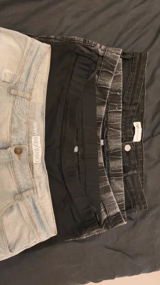 Pack 4 Pantalones Tejanos Leggins Talla 44